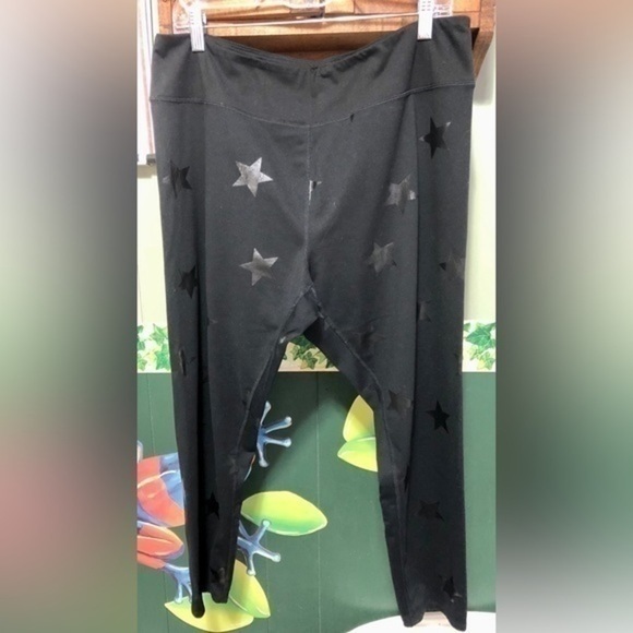 Xersion Pants - 🎊 Xersion Black with Black Stars polyester blend leggings